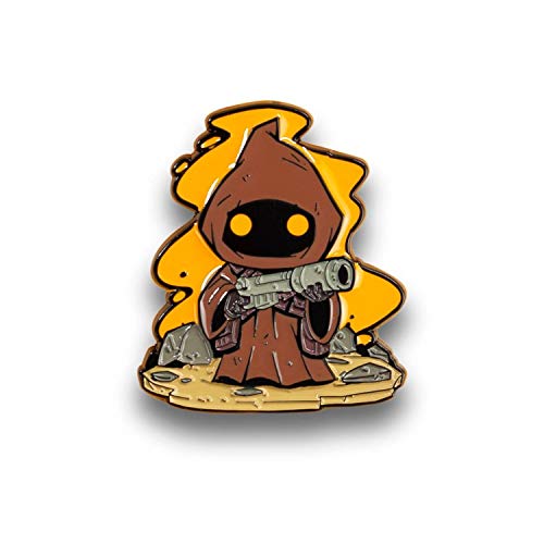 OFFICIAL Star Wars Jawa Pin | Exclusive Art Design By Derek Laufman | Star Wars Series Collectors Pins