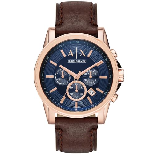 Armani Exchange Men's AX2508 Brown Leather Watch