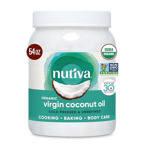 Nutiva Organic, Unrefined, Virgin Coconut Oil, 54-ounce