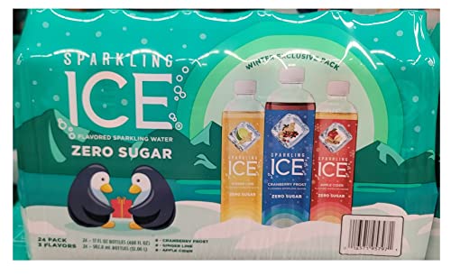 Sparkling Ice Winter Variety Pack (Zero Sugar) 24 Pk