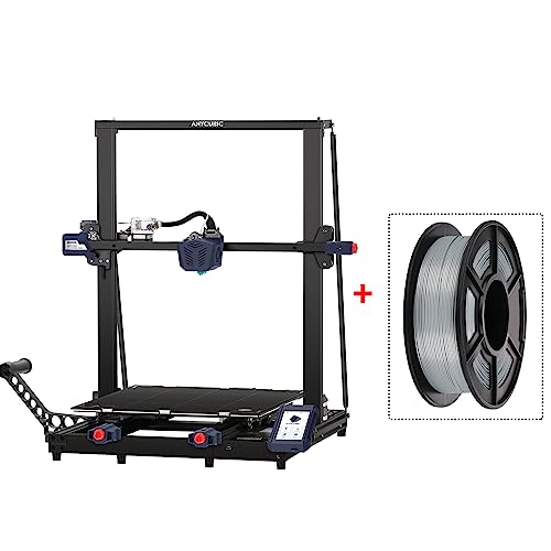 (Silver Filament Bundle) Anycubic Kobra Max 3D Printer Auto Leveling and ANYCUBIC PLA 3D Printer Filament