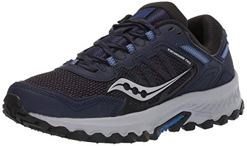 Saucony Men's Versafoam Excursion TR13 Trail Running Shoe, NAVY, 9 M US