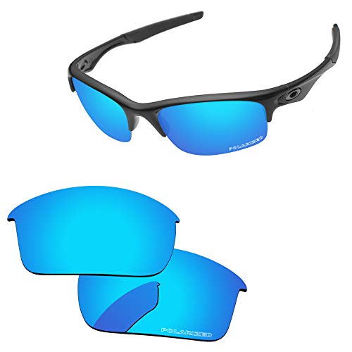 PapaViva Replacement Lenses for Oakley Bottle Rocket OO9164 Sunglasses Ice Blue - Polarized