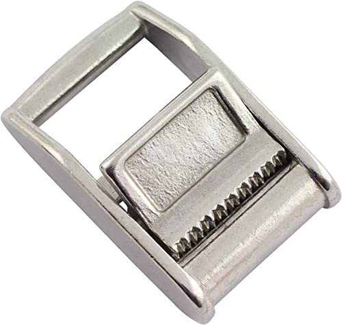 TAODAN 304 Stainless Steel Cam Buckles Ratchet Tie Down Webbing Strap Metal Press Buckle
