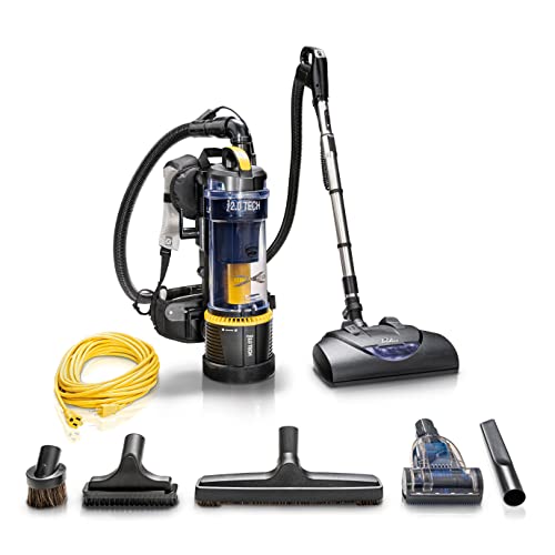 Prolux 2.0 Commercial Bagless Backpack Vacuum Cleaner, Commercial Power Nozzle Kit, Dual HEPA Shield Filtration