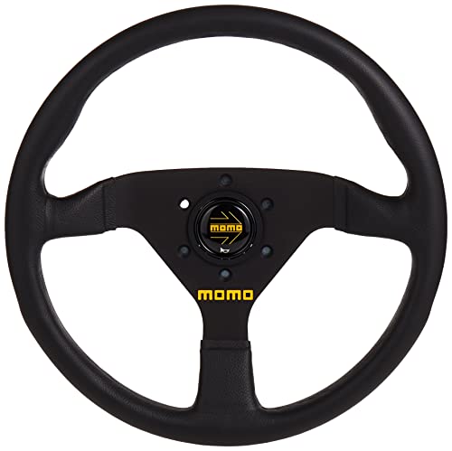 Momo R1909/33L Steering Wheel (MOD 78 Black Leather), 1 Pack