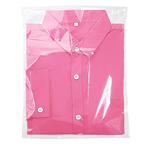 Morepack Large Self Sealing Cellophane Bags Self Adhesive,10x13 Inches Clear Resealable Cellophane Plastic Bags for Packaging Clothes, T-Shirts, Pants,200Pieces