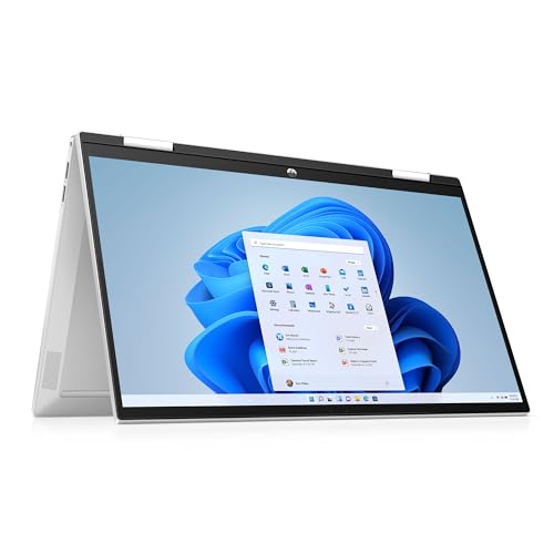 HP Pavilion x360 Convertible Laptop, 12th Gen Intel Core i5-1235U, 12 GB RAM, 256 GB SSD, 15.6' Full HD Touchscreen, Windows 11 Home, Long Battery Life, Backlit Keyboard, HD Webcam (15-er1010nr, 2022)