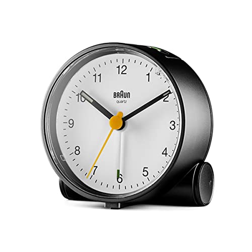 Braun BC01BW Classic Analog Alarm Clock