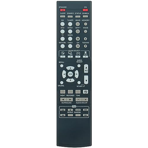 RC-1158 Remote Commander Replacement Compatible with Denon AV Surround Receiver AVR-1312 DHT-1312BA DHT-1312XP AVR1312 DHT1312 DHT1312BA DHT1312XP Stereo System