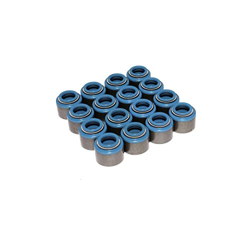 COMP Cams 529-16 Set of 16 Metal Viton Valve Seals for .530' Guide Size, 11/32' Valve Stem