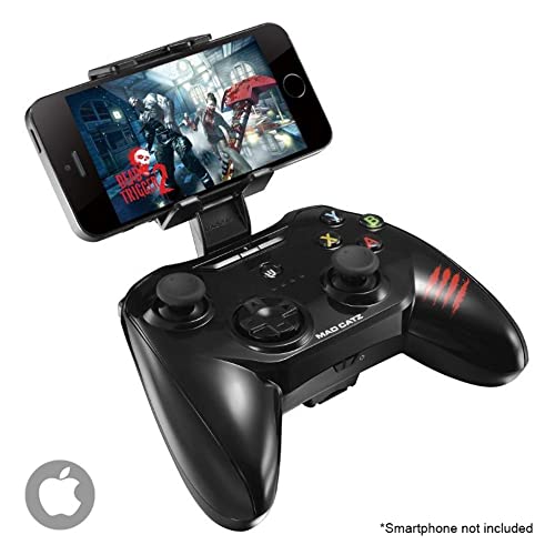 Apple Certified Mad Catz C.T.R.L.i Mobile Gamepad and Game Controller Mfi Made for Apple TV, iPhone, and iPad - Black