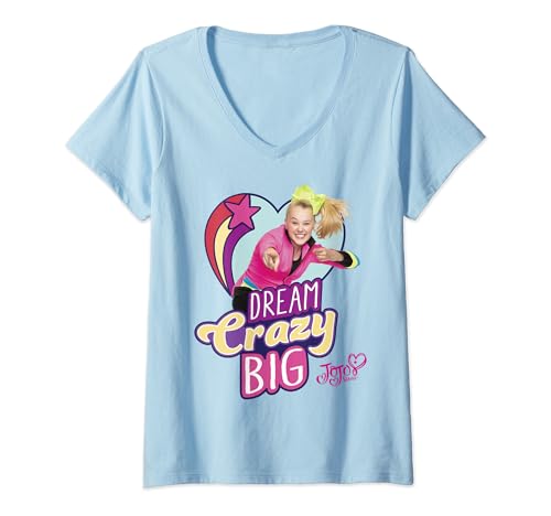 Nickelodeon JoJo Siwa Dream Crazy Big Shooting Star V-Neck T-Shirt