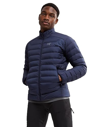 Arc'teryx Cerium Hoody, Men’s Down Jacket, Redesign | Packable, Insulated Men’s Winter Jacket with Hood | Black Sapphire, Large
