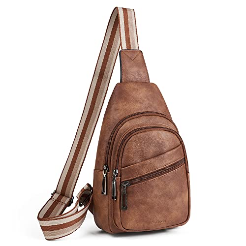 Mroede Fanny Pack Crossbody Bags for Women,Sling Bag for Women,Fanny Packs Chest Bag for Women for School Travel