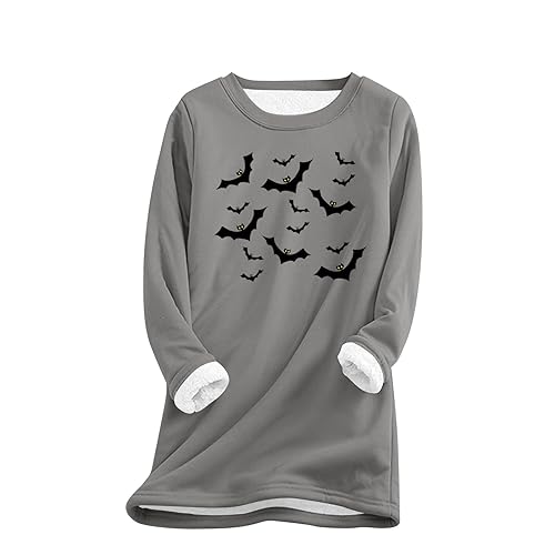 DOPOCQ Plus Size Womens Tops Womens Western Tops Ladies Tops and Blouses Women's Warm Plush Fleece Casual Top Plus Size Long Sleeve Tops for Women Blouses for Women Casual Women's Fleece Pullover