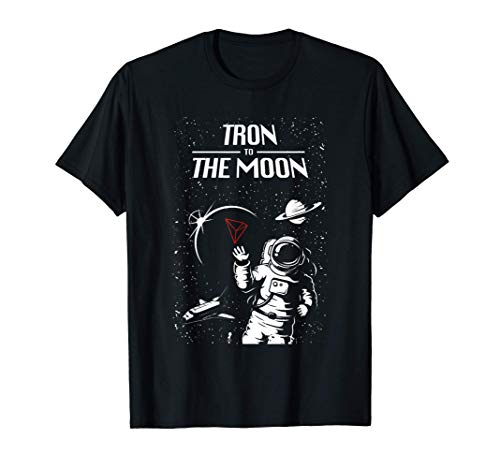 Tron To The Moon Funny Tron Logo Gear For Men & Women T-Shirt