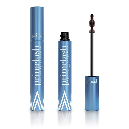 Prime Prometics PrimeLash Mascara for Older Women – Volumizing, Incredible Length in 2 Coats – Long-Stay, Zero Clumps, Hypoallergenic (Brown)