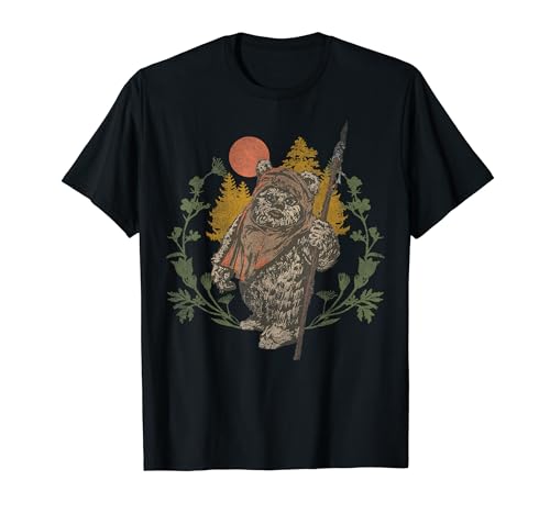 Star Wars Ewok Floral Sunset T-Shirt