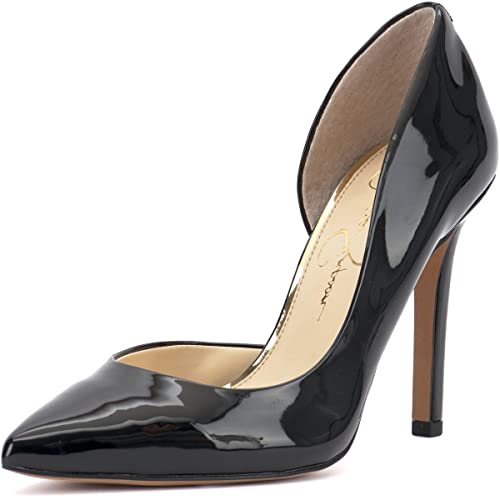 Jessica Simpson Claudette Women's D'Orsay Pointed High Heel Pump Black Size 8