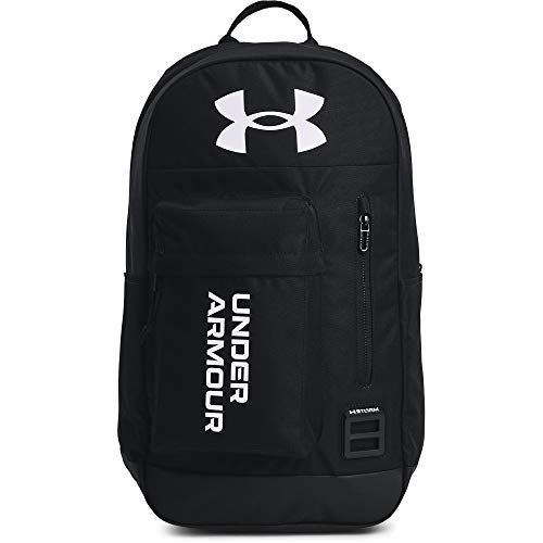 Under Armour Halftime Backpack, Black (001)/White, One Size Fits All