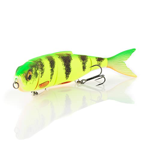 Savage Gear 4Play Pro Fishing Bait, 1 1/4 oz, Firetiger, Realistic Contours, Colors & Movement, Durable Construction, Rigged with SG ST36 Trebles, PHP Colors