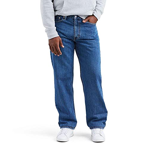 Levi's Men's 550 Relaxed Fit Jeans (Also Available in Big & Tall), (New) Medium Stonewash, 48W x 30L