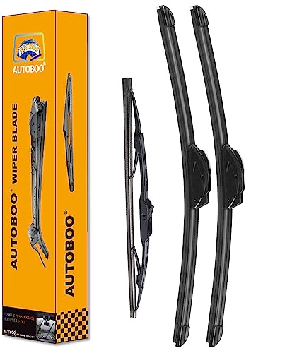 OEM Windshield Wiper Blade Replacement for Chevy Blazer 2019-2021 Original Equipment All-Season Rear Wiper Blade Set 24+18+12 (Set of 3)