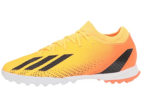 adidas Unisex X SPEEDPORTAL.3 Turf Soccer Shoe, Solar Gold/Black/Team Solar Orange, 9 US Men