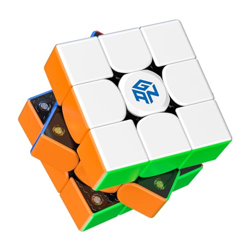 GAN 356 M, 3x3 Magnetic Speed Cube Stickerless Gans 356M Magic Cube (Lite ver. 2020, no Extra GES)