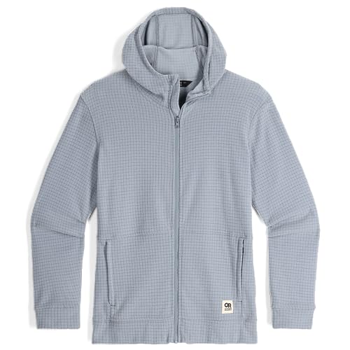 Outdoor Research Men's Mega Trail Mix Fleece Full Zip Hoodie Slate
