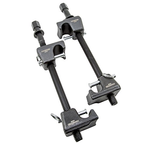 OEMTOOLS 25553 MacPherson Strut Spring Compressor, Heat-Treated Thread Rod Strut Compressors, Coil Spring Compressor w/ Forged Hooks, 9' Threaded Length , Black