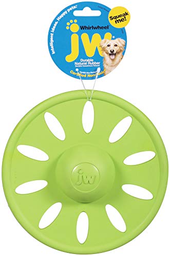 JW Pet Company Whirlwheel Flying Disk Dog Toy, Large, Multicolor, 209095