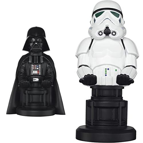 Exquisite Gaming Cable Guy - Darth Vader - Controller and Device Holder & Cable Guy - StormTrooper - Controller and Device Holder