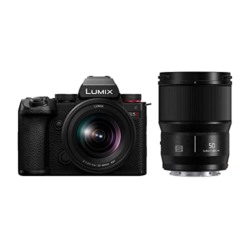 Panasonic LUMIX S5II Mirrorless Camera (DC-S5M2KK) with LUMIX S Series 50mm F1.8 Lens (S-S50)