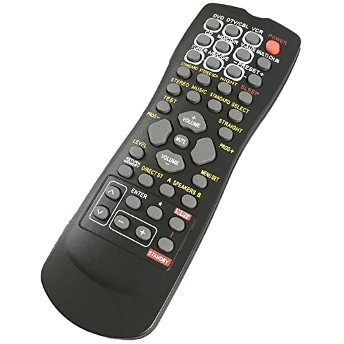 Replacement Remote Control for Yamaha RX-V659 HTR-5960 HTR-5960BL HTR-5960SL YHT-670 HTR-5949 HTR-5950 RX-596 AV A/V Receiver