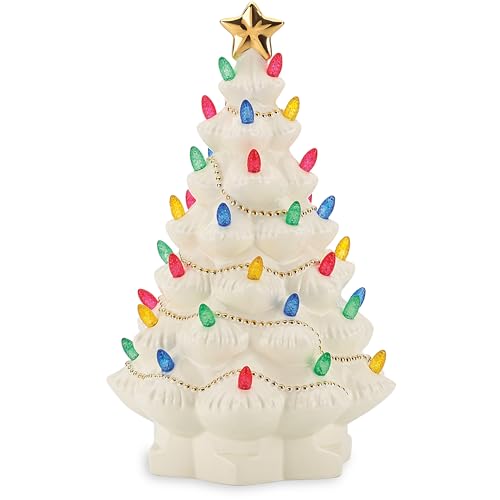 Lenox 867360 Treasured Traditions Ivory Lighted Tree Figurine