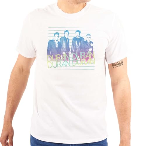 Brisco Brands Duran Duran Group Photo Concert Tour Graphic T Shirt Men or Women White