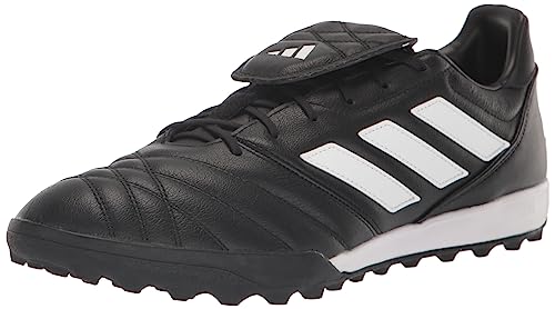 adidas Unisex Copa Gloro Turf Sneaker, Black/White/Black, 10 US Men