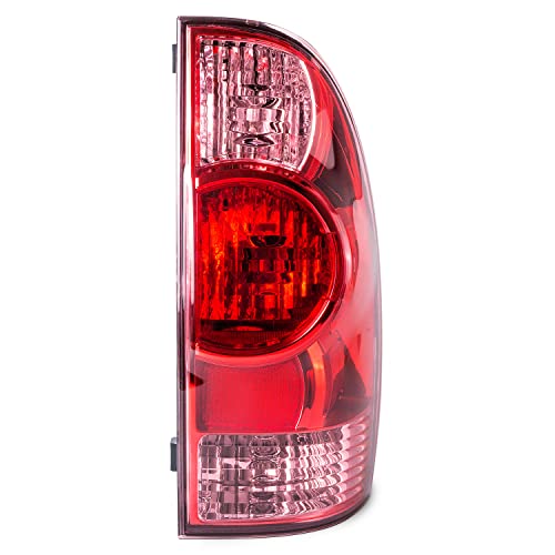RANSOTO Right Passenger Side Tail Light Compatible with 2005-2015 Toyota Tacoma Tail Lamp with Harness and Bulbs Replace 8155004150