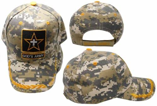 Trade Winds God's Army Star Jesus Hat Baseball Cap (ACU Digital Camo) CAP824 Hat