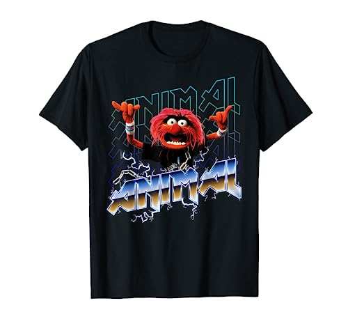 Disney The Muppets Animal Vintage Rock Metal Poster T-Shirt