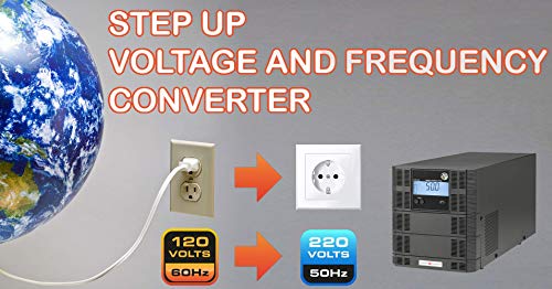 220 Volt/50Hz AC Power Source - Step-Up Voltage & Frequency Converters (2000VA/1800W) UX-2K