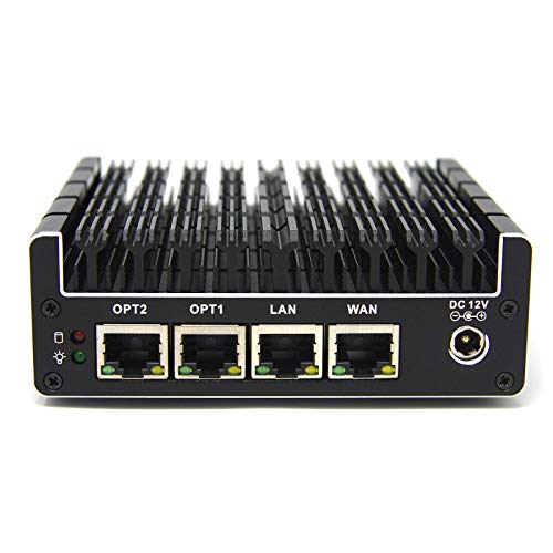 Protectli Vault FW4B - 4 Port, Firewall Micro Appliance/Mini PC - Intel Quad Core (Celeron J3160), AES-NI, Barebone