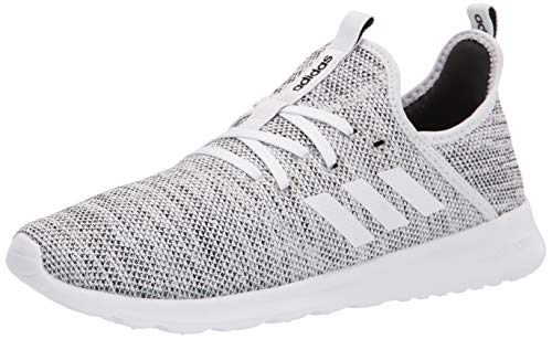 adidas Women's Cloudfoam-Pure Running Shoe, White/White/Black, 5