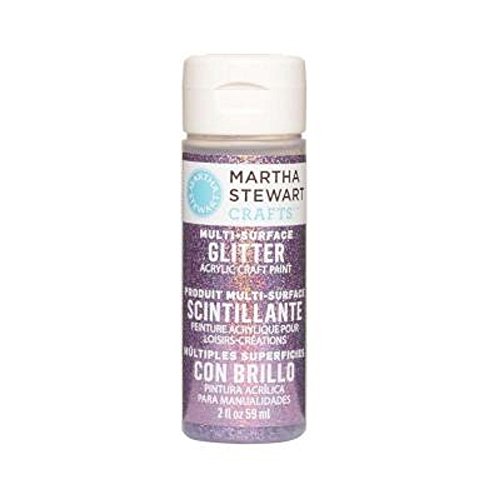 Martha Stewart Crafts Multi-Surface Glitter Paint Charoite 2 Ounce