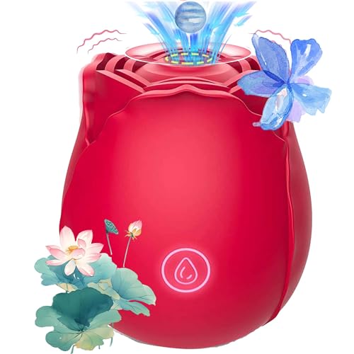 Testudo 2024 Handheld Massage Tools for Date Night, Washable Quiet Small Massager for Gift Tool Party Wedding Gifts Red RR-6