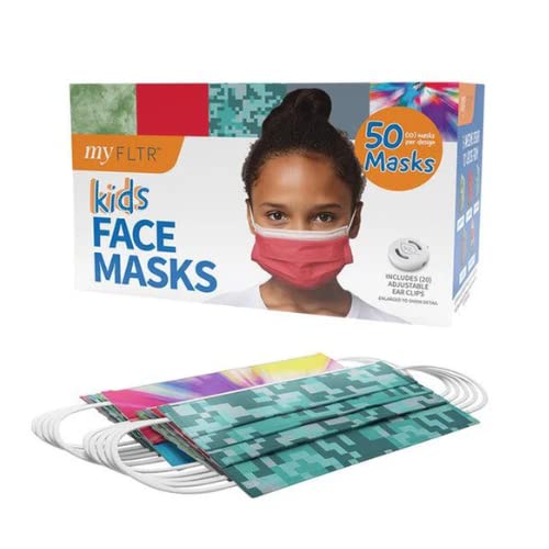 FLTR Kids General Use Face Mask, 50 Masks
