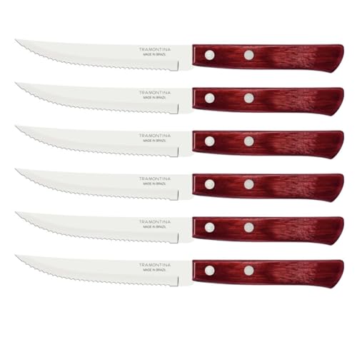 Tramontina Knives Set, Stainless Steel, Red, 30 x 30 x 30 cm