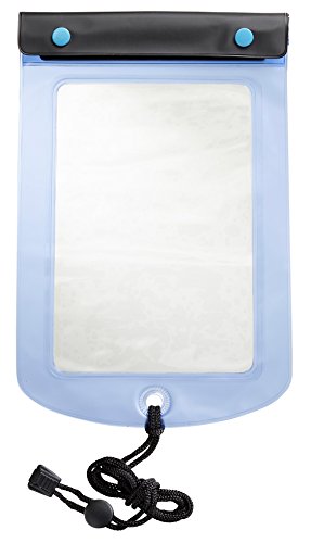 WaterSeals Waterproof Zip Multipurpose Pouch, Blue, Tablet (8x6.875)